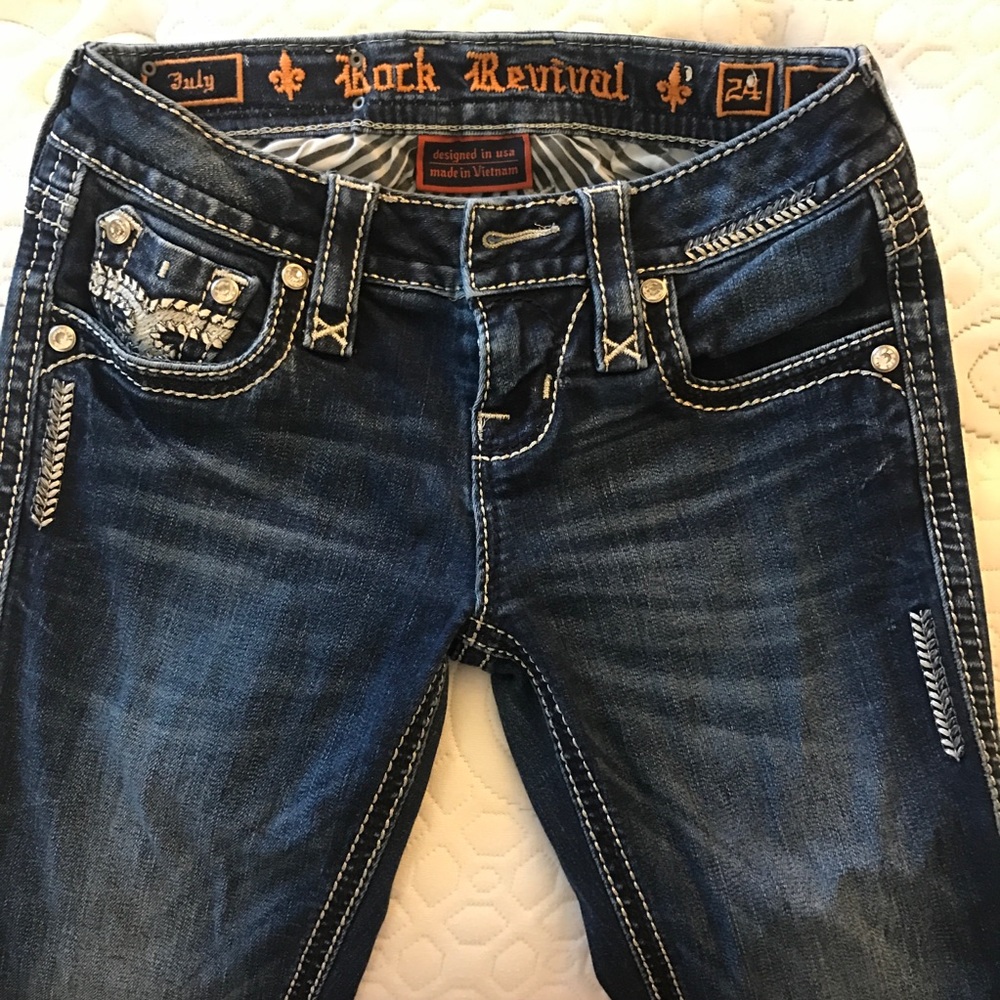 Rock revival skinny jeans